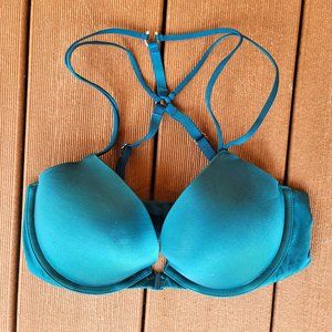 VS Very Sexy Strappy Razor Back Push Up Bra w/ Front Closure - 32D